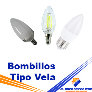 Bombillos Tipo Vela