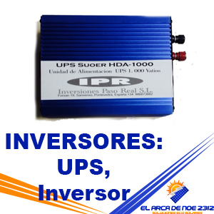 INVERSORES: UPS, Inversor Cargador, Hibrido.